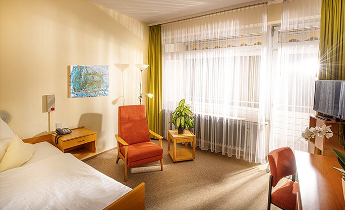 Einzelzimmer | Verus Bonifatius - Privatklinik für Eltern-Kind-Therapie